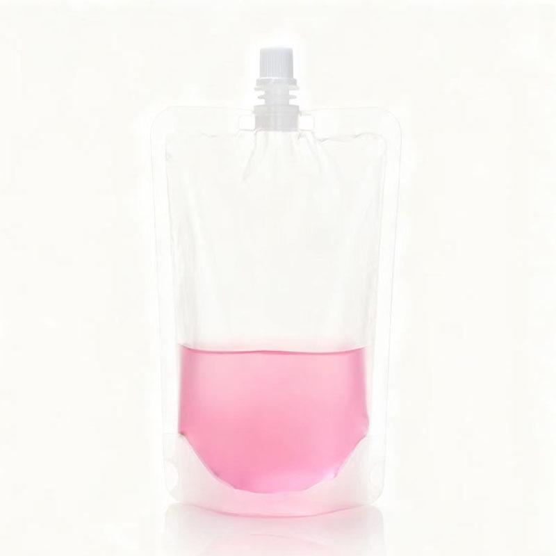 Frosted Transparent Stand-up Pouch: Food-Grade, High Temp & Pressure Resistant Beverage Bag