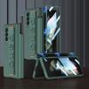 With Wrist Strap Pen Holder Case for Samsung Galaxy Z Fold 7 6 5 4 Cover with Screen Glass Pen Slot Hard for Galaxy Z Fold3 Case