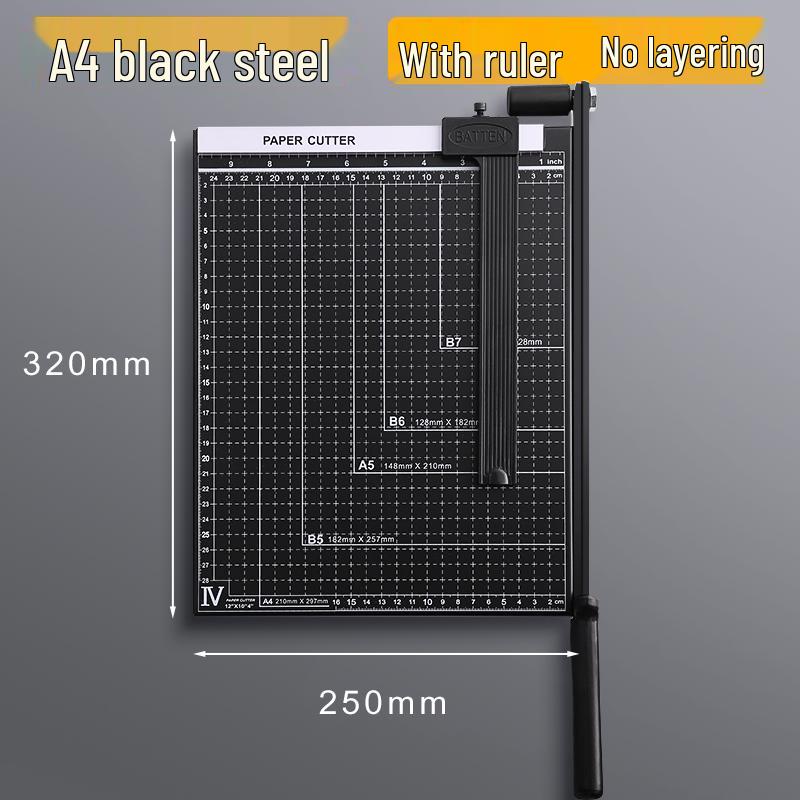 A3 A4 A5 Paper Cutter Guillotine - Manual Mini Trimmer for Photos & Business Cards