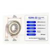 2Pcs Non-Magnetic Antirust Ball Bearing 6200 6201 6202 6203 6204 6205 6206 2Z 304 Stainless Steel Bearings