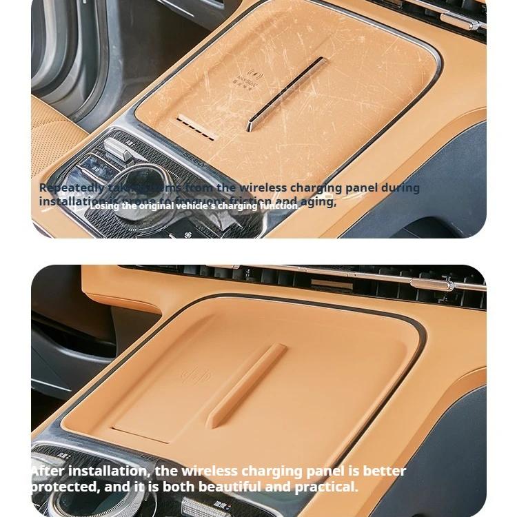 For Geely Starray EMi EX5 EMi Wireless Charging Silicone Pad Car Interior Dustproof Waterproof Anti Slip Mat For EX5