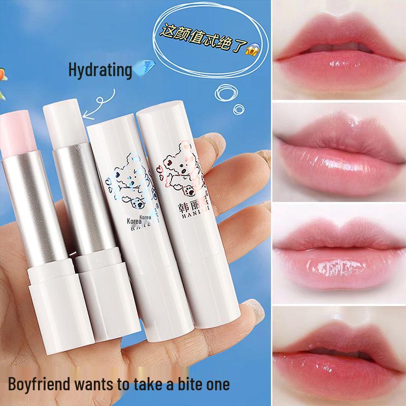 Han Lixi Hydrating & Nourishing Anti-Chap Lip Balm - Colorless & Moisturizing Formula for Lip Care.