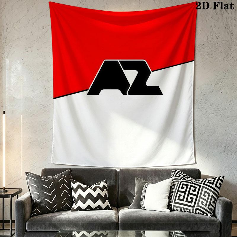 AZ Alkmaar logo Wall Hanging Printed Fabric Blanket Decorative Tapestries for Bedroom Living Room Home Decor