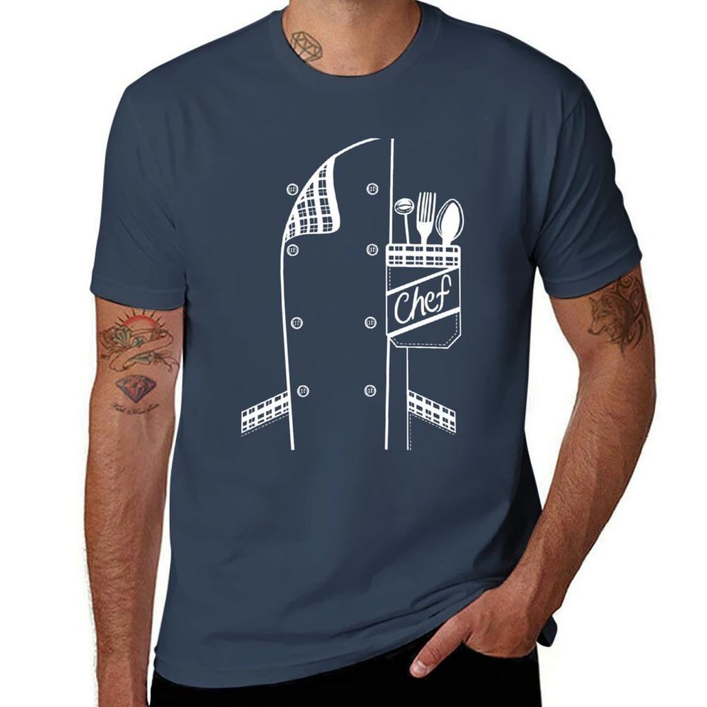 Chef Uniform Costume TShirt Casual All Match Short Sleeve TShirt