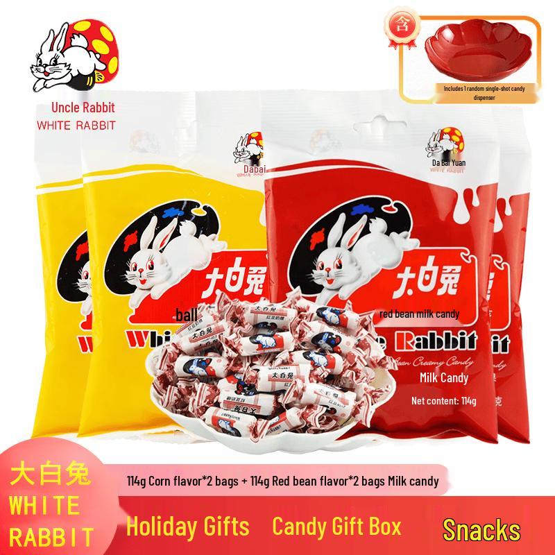 White Rabbit Corn & Red Bean Milk Candy Gift Set