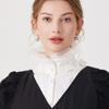 Lace Neckpiece Ruffle Design False Collar Neckwear For Women High Neck Collar Half Shirt Party Wear Fashion Accessories