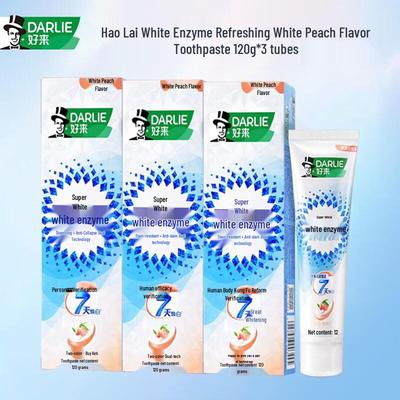 White Enzyme Peach Whitening Toothpaste