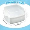 Microwave Steamer Rice Cooker with Cover Professional Food Steamed Holder Storage