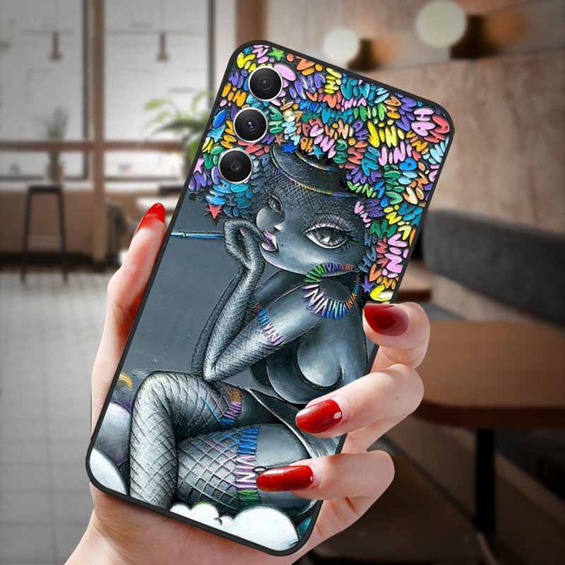 For Samsung Galaxy A55 5G Case 3D Emboss Floral Relief Silicon TPU Soft Phone Cover for Galaxy A15 A25 5G Bumper Funda A 55 A35