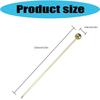 20Pcs Elegant Gold Cocktail Skewers Perfect For Fruits Dessert And Appetizers Stainless Steel Picks