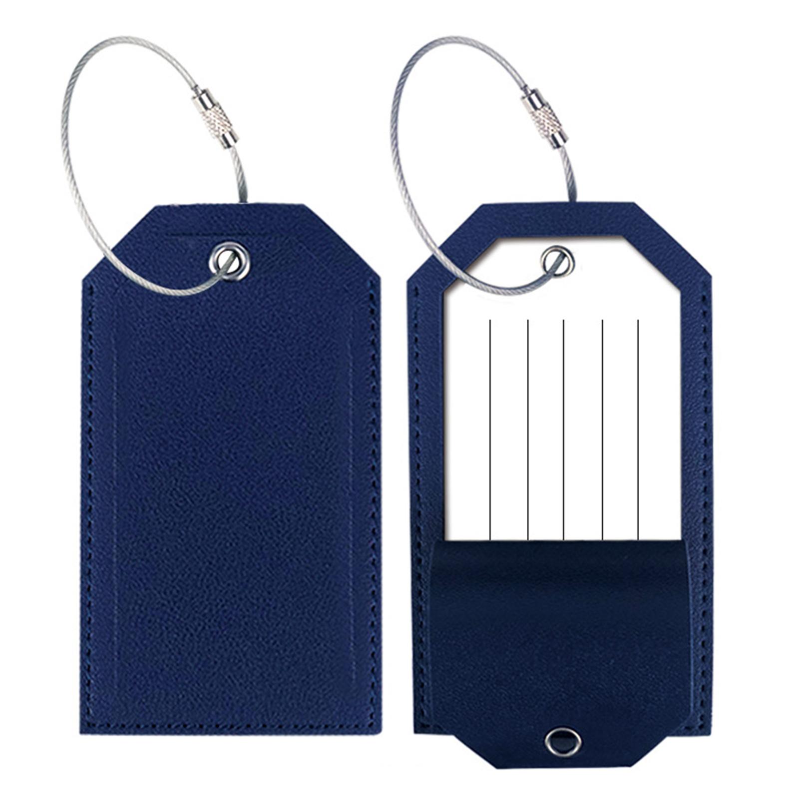 

Aluminum Alloy Luggage Labels Easy Identification Vibrant Colors Unique Patterns for Suitcases Travel Accessories темно-синього кольору