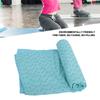 Yoga Mat Cover Anti Slip Yoga Mat Towel Fitness Exercise Blanket for Yoga Gym 183 X 63cm(Sky Blue )