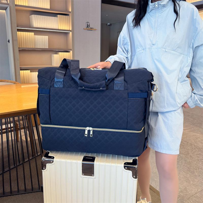 Multifunctional Hand-carrying Bag with Shoe Storage Handbag Dry and Wet Separation Heat-insulating Bag Style Fitness Bag Can Be Used To Cover Pull Rod