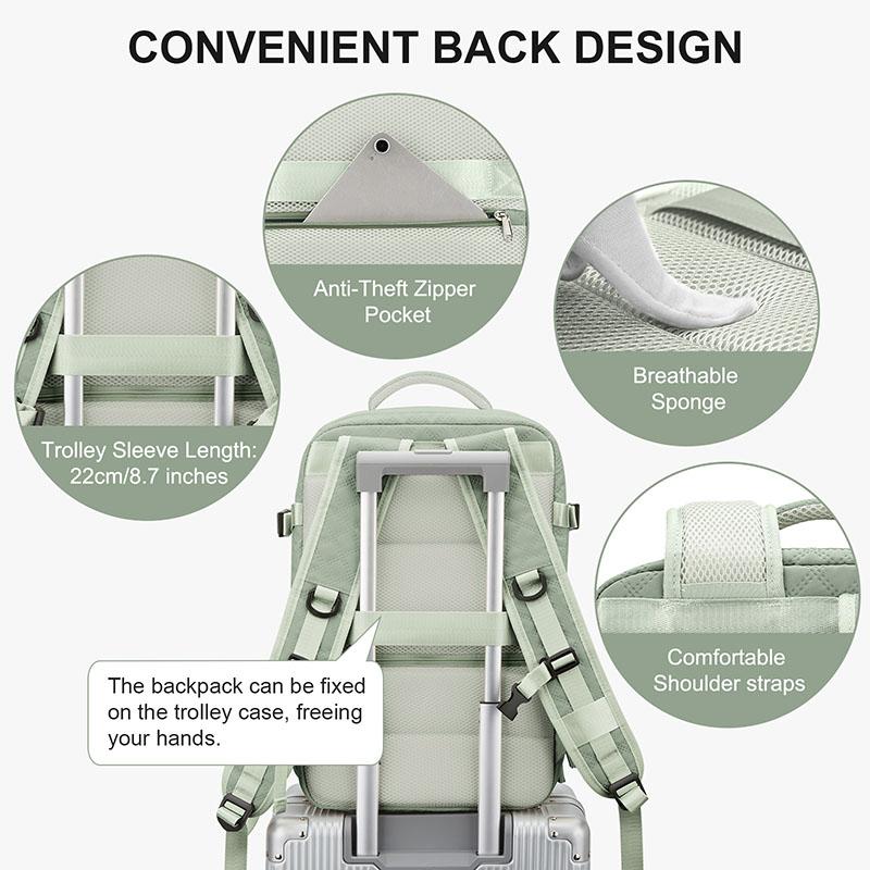 Anti-Theft Travel Laptop Backpack for Men and Women Business Flight Approved Carry-on Waterproof Daypack