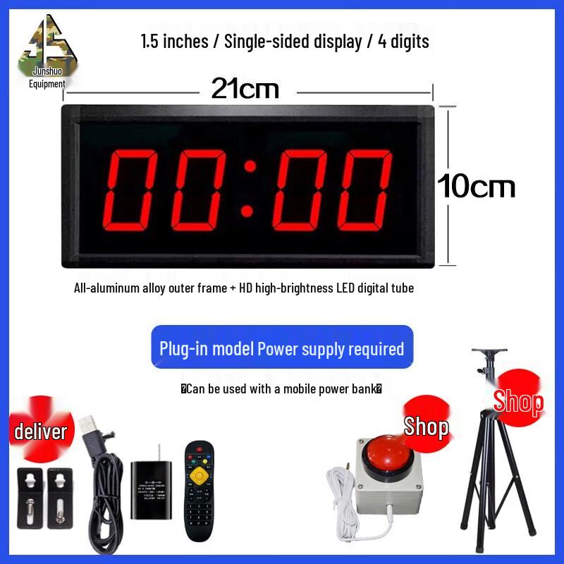 Junsong LED Digital Countdown Sports Timer