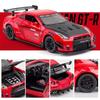 1:24 Maßstab Gtr R34 Modell Spielzeug Diecast Legierung Auto Türen Öffnen Mit Ton Licht Rückzug Miniaturmodelle Fahrzeuge Junge Sammeln Geschenk