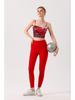 Women's Fashion Printed Yoga Vest with Padded Sports Bra - Shockproof, Quick-Drying, and Breathable Fitness Wear