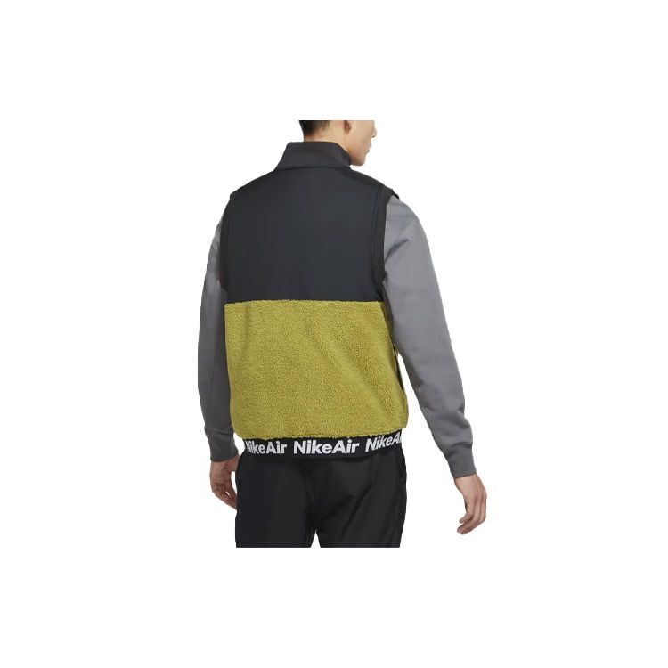 Nike Air Synthetic-Fill Stand Collar Vest Men Tops Tent-Yellow Green CU4175-377