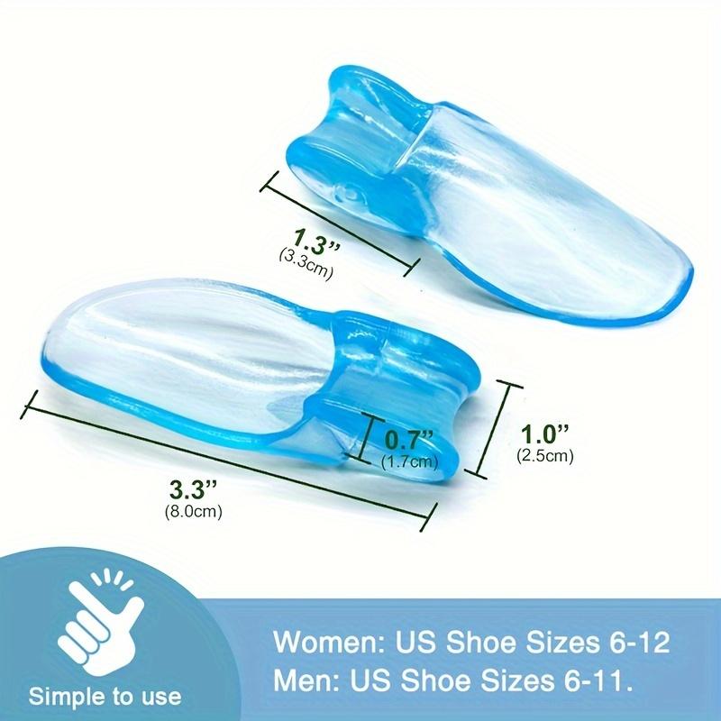 2pcs Soft Big Toe Separators, Ideal for Night And Home Use Foot Care