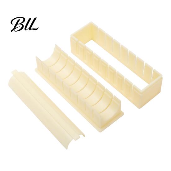 Heart Shaped Sushi Maker Press Molds Roll for Beginners Compact Mold Set with Square Round Shapes Easy DIY Making Kit Quick Meals Mess-free