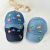 Kids Cartoon Car Embroidered Baseball Cap Spring Autumn Fashion Baby Sun Protection Duckbill Hat For Boys And Girls