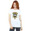 HARRY POTTER Womens/Ladies Hufflepuff Toon Crest Cotton Boyfriend T-Shirt