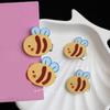 Adorable Bee Hair Clip Acrylic Hairpin Lightweight Hairpiece Practical Barrettes For Kids Women Casual Party Accessories