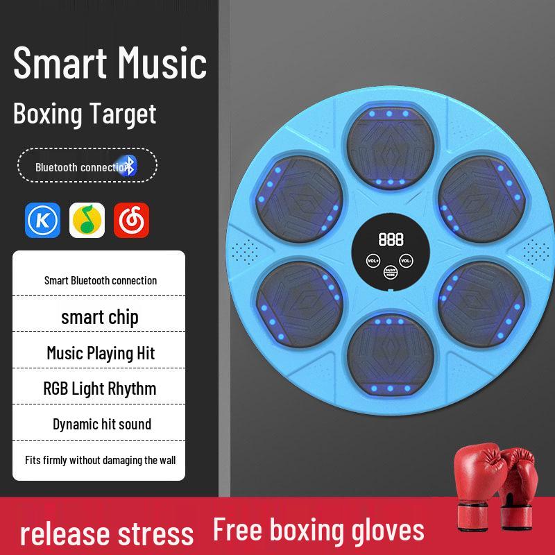 Bluetooth Hudobný Boxovací Nástenný Terč pre Deti & Dospelých - Domáce Boxovacie Tréningové Zariadenie