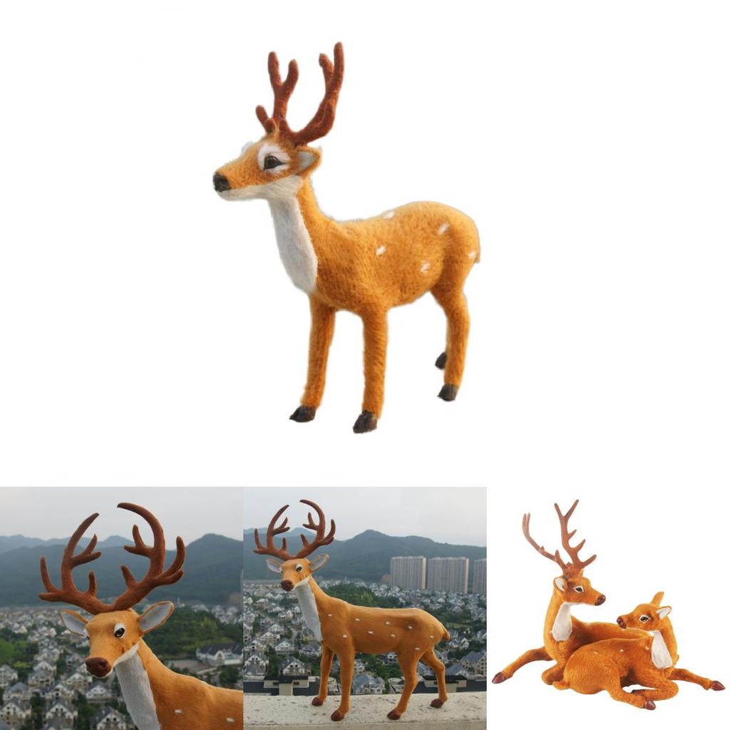 Festive Reindeer Ornament With European Style For Christmas Tabletop Decor And Event Decoration