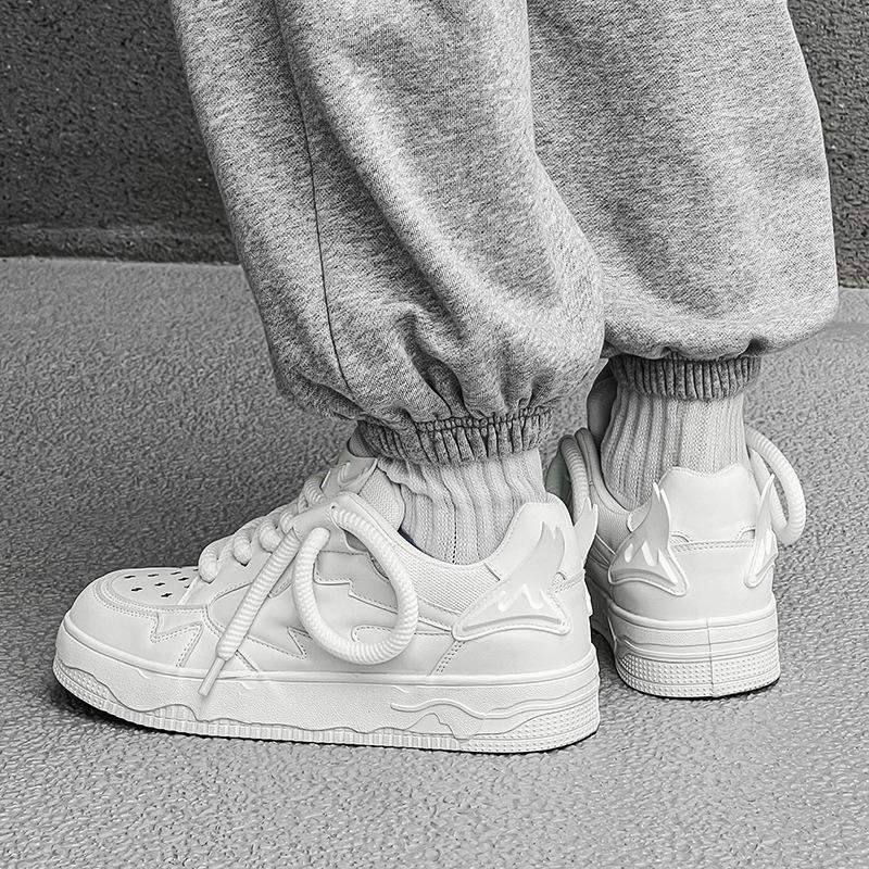 Scarpe Casual Nuova Moda Quattro Stagioni Sport Outdoor Corda di Canapa Scarpe da Skateboard per Coppia Superficie in Pelle Abbinamento Colori di Tendenza Scarpe a Panino X135