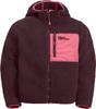 Jacket Jack Wolfskin Ice Curl Hood Jacket Kids Boysenberry Pink