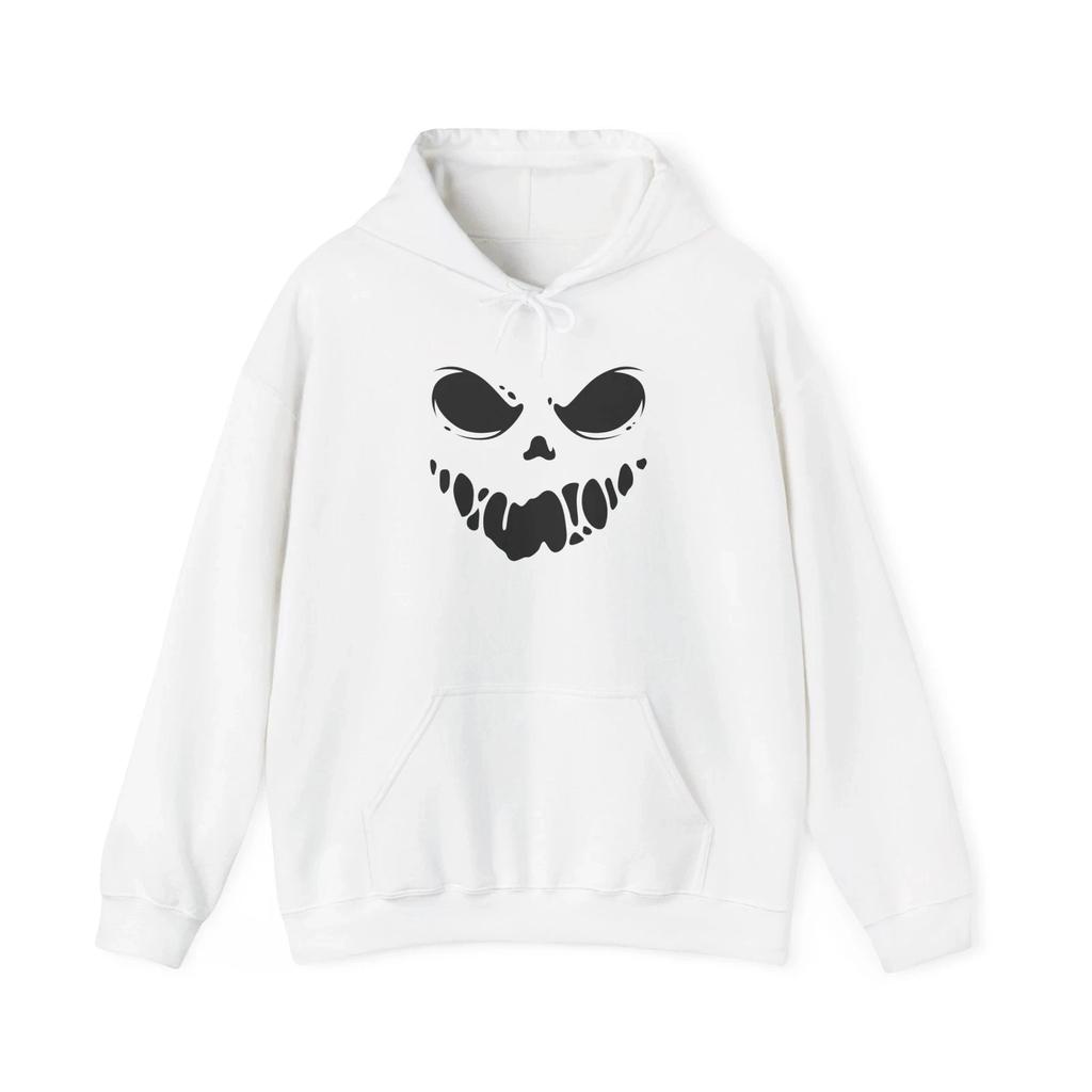 Halloween Hoodie Evil Smile Sweatshirt Terrifying Pumpkin Face Sweater Suitable for Men Adult Autumn/Winter New Christmas Fashio