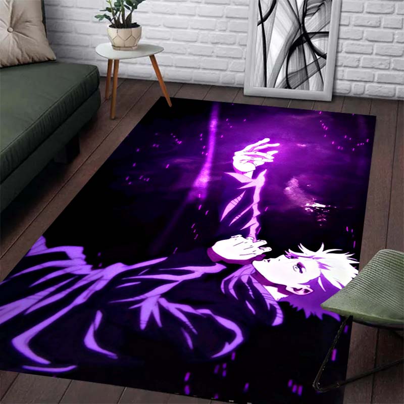 Jujutsu Kaisen Pattern Carpet - Outdoor Carpet, Anti-slip Kitchen, Home and Bedroom Decoration, Birthday Gift