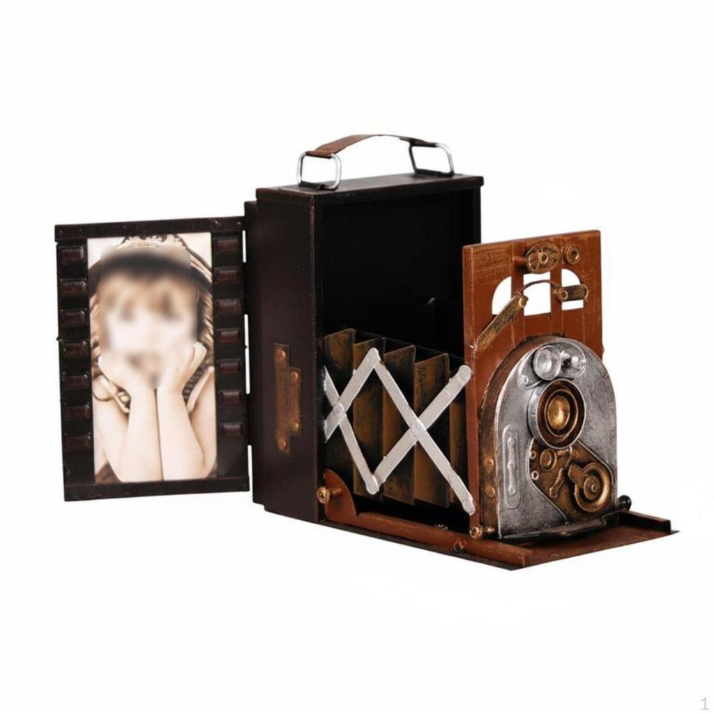 Vintage Camera Model Collectible Retro Display Prop Desktop Decoration Photographer Gifts