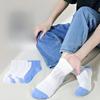 Men's Spring and Summer New Color Match Friction Is Not Easy To Pilling Breathable Sweat Absorption Deodorant Socks