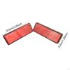 2 Pieces Rectangular Reflectors Accessories Spare Parts High Performance Compatible Sturdy