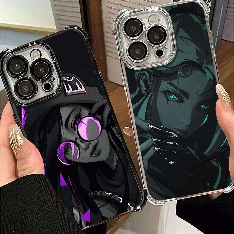 V-Valorant Spiel Schwarze Coole Weiche Handyhülle Für Xiaomi Poco X7 X8 Pro Max X6 X5 X3 F8 Ultra F7 M8 M7 M5S Redmi 15C 15A 15 14C 13C