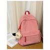 School bag new fresh and sweet plaid backpack junior high school students lightweight large capacity backpack