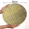 Creative Natural Bamboo Sieve Handmade Weaving Fruit Bread Basket Household Snack Basket Kitchen Storage