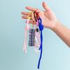 Woven Nylon Cord Phone Chain Elegant Key Bracelet for Stylish Women Braided Hanging Rope Handmade Bag Charm Accessory