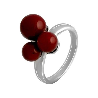 Silver Ring with Coral (2136262)