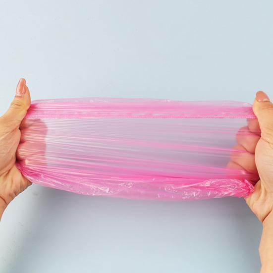 100Pcs Shower Cap Disposable Ear Protection Free Size Bath Cap Waterproof Transparent Hair Salon Shower Cap