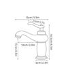 Antique Bronze Bathroom Faucet Brass Basin Faucets Hot & Cold Bathroom Sink Faucet Deck Mounted Lavotory Faucet  Mixer Water Tap
