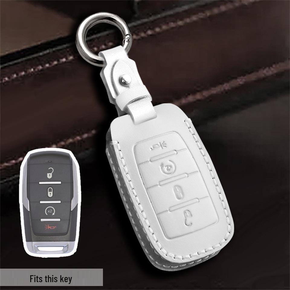 Dodge GMC Pickup Leder Schlüsselhülle – Handgefertigter Schutz für Autoschlüssel