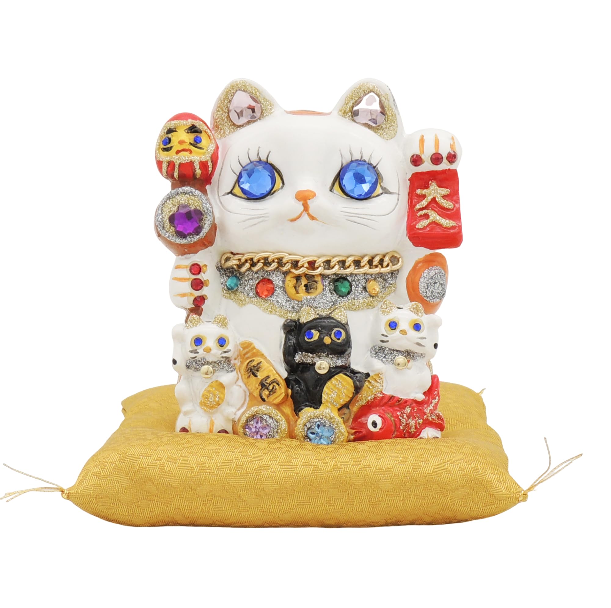 

Декоративный Счастливый Банк с Золотым Стильным Орнаментом для Правильного Хорошего Хорошего Открытия Бизнеса Фэн-шуй Хороший Счастливый Лотерейный Билет Родитель-Ребенок (Средняя) белый