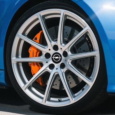 Tampas de Centro de Roda 58mm 64mm Adesivos de Emblema para Calota de Roda de Carro Para Opel Astra j g Insignia Corsa d Vectra c Zafira a Gadgets de Carro