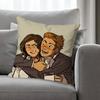 Genius Reagan Ridley I-Inside J-Job Pillow Case Modern Home Decorative Cozy Plush Pillowcase For Living Room Bedroom Sofa