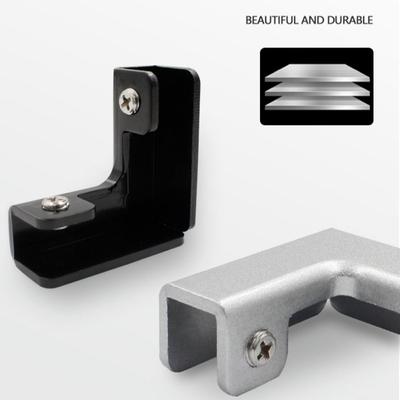 Angle d'alliage d'aluminium Code d'angle Clip de fixation de renforcement Nouvelle boucle d'angle Verre
