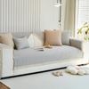 All Seasons Universal Thickened Full-Coverage Green Cover Non-Slip Cotton Woven Cover Cloth Back Towel Sofa Cushion