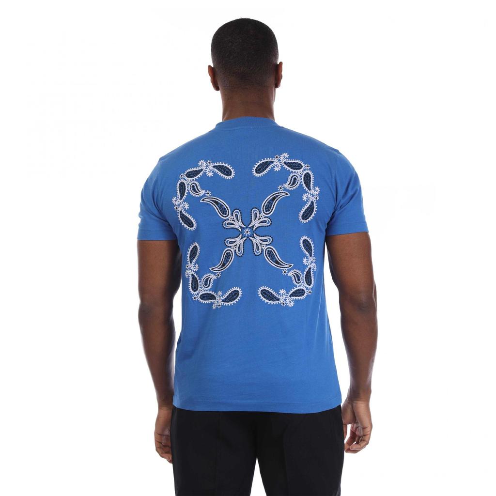 Off-White Herren Arrow Bandana T-Shirt